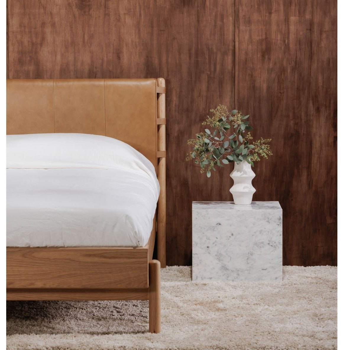 Colby Queen Bed - Brown