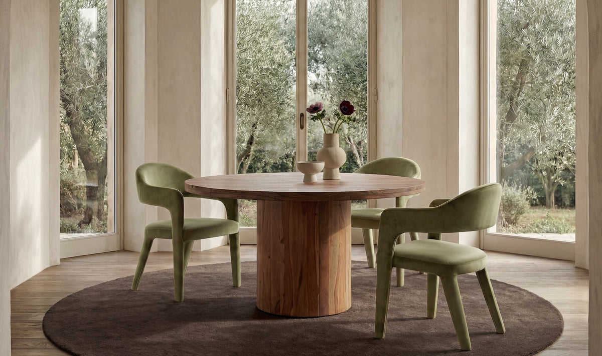 Martens Dining Chair Velvet - Green