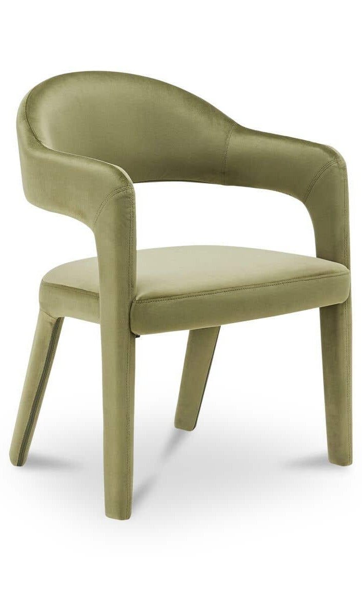 Martens Dining Chair Velvet - Green