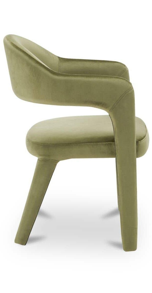 Martens Dining Chair Velvet - Green