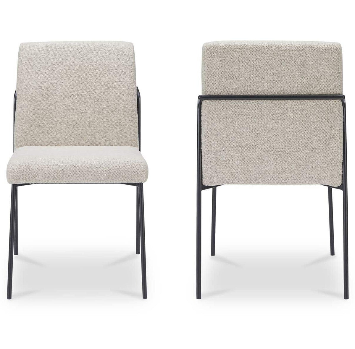 Danny Dining Chair - Set of Two - Ivory