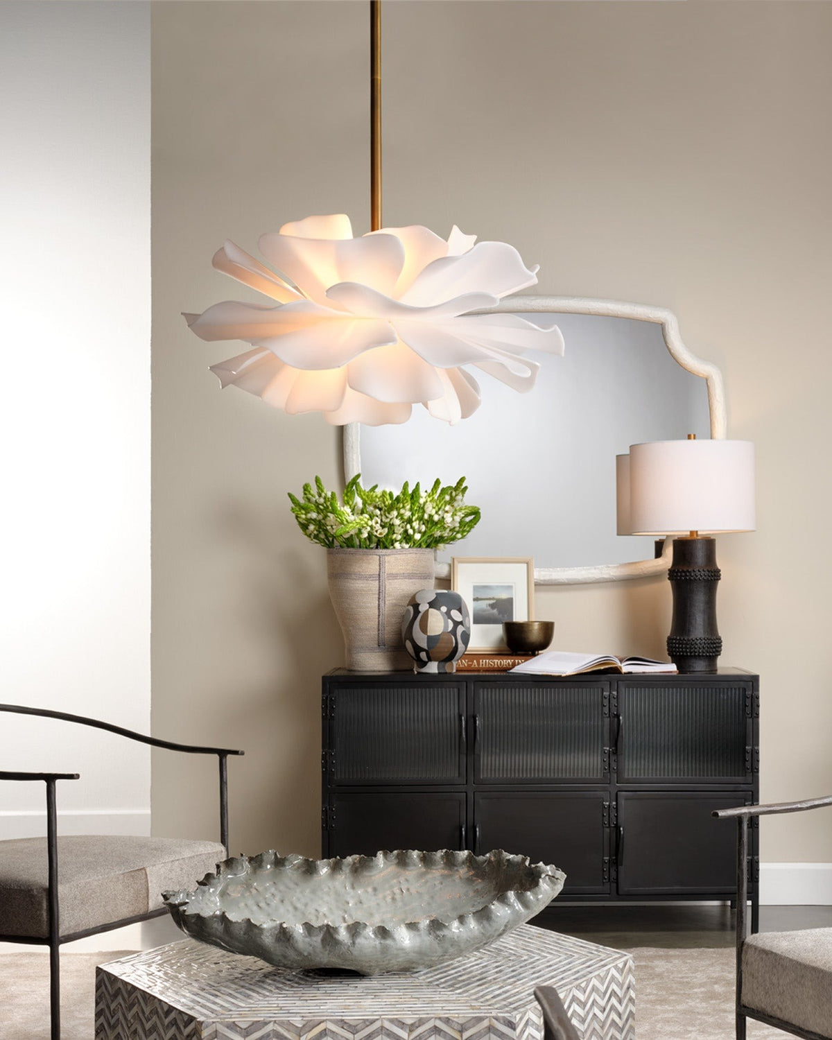Zinnia Chandelier in Small