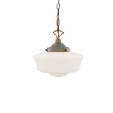 The Classic Schoolhouse Pendant looks beautiful on its on or paired with another pendant light.