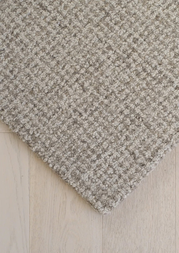 The Akoni rug is made from hand tufted soft wool.