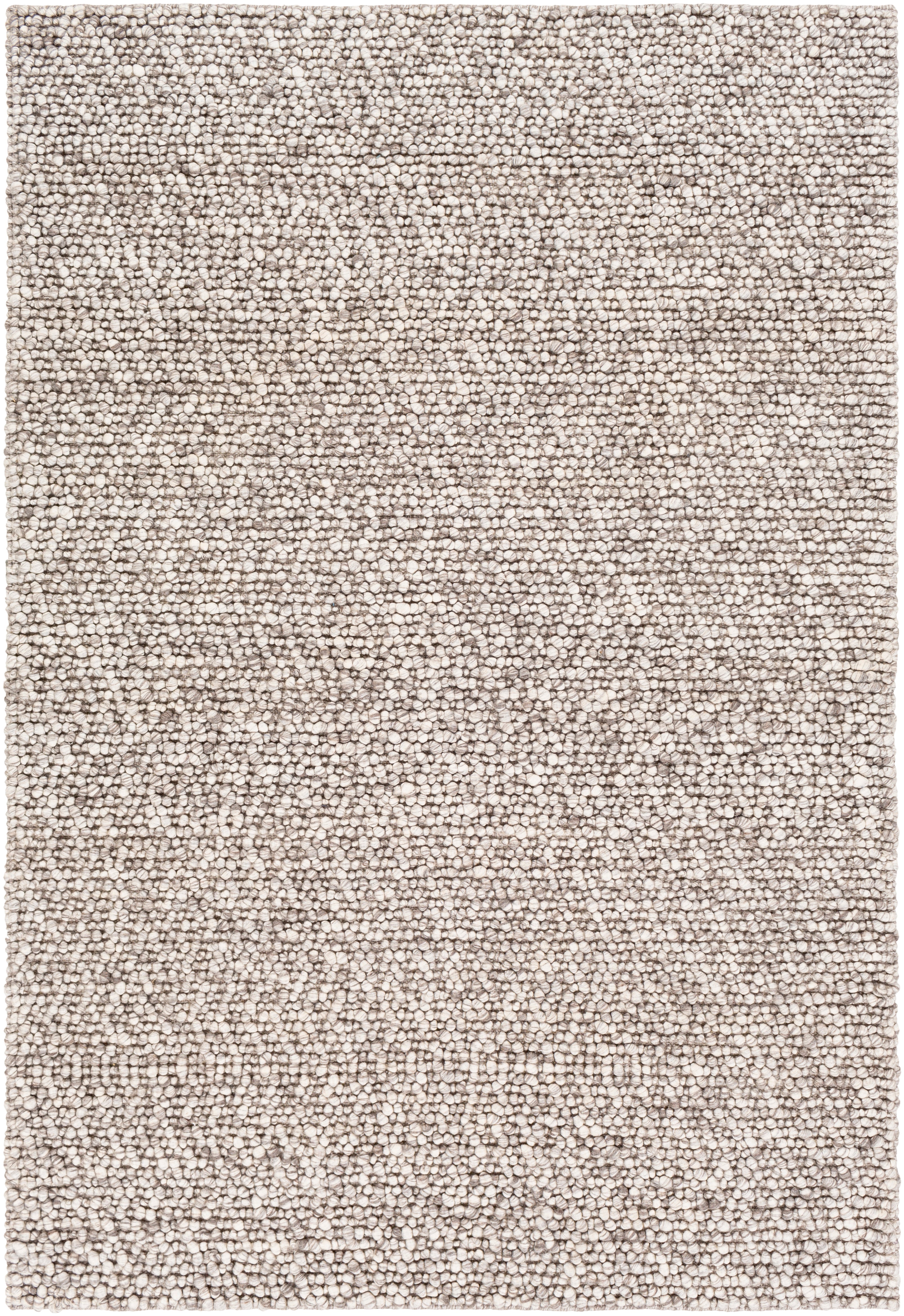 The Ambergris rug is made up of light grey and ivory colours.