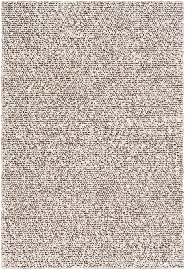The Ambergris rug is made up of light grey and ivory colours.