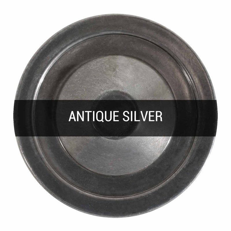 The Antique Silver finish.