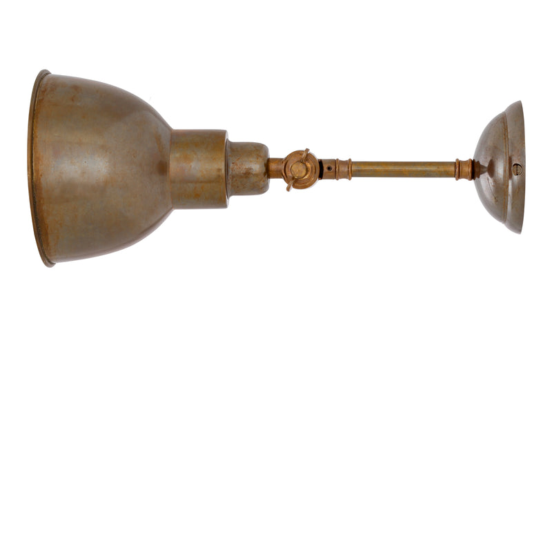 The Baku wall light comes in four colour finish options, Antique Brass, Antique Silver, Polished Brass, or Satin Brass.