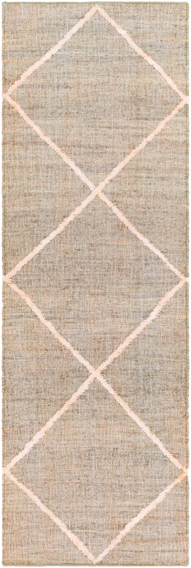 The Bermuda Rug is available in both runner and area rug sizes. 