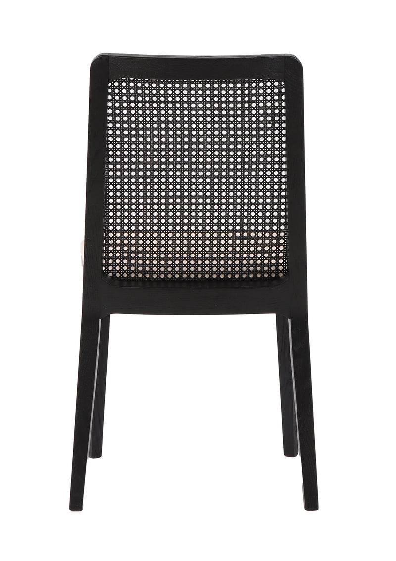 Cane Dining Chair - Black