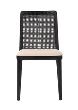 Cane Dining Chair - Black