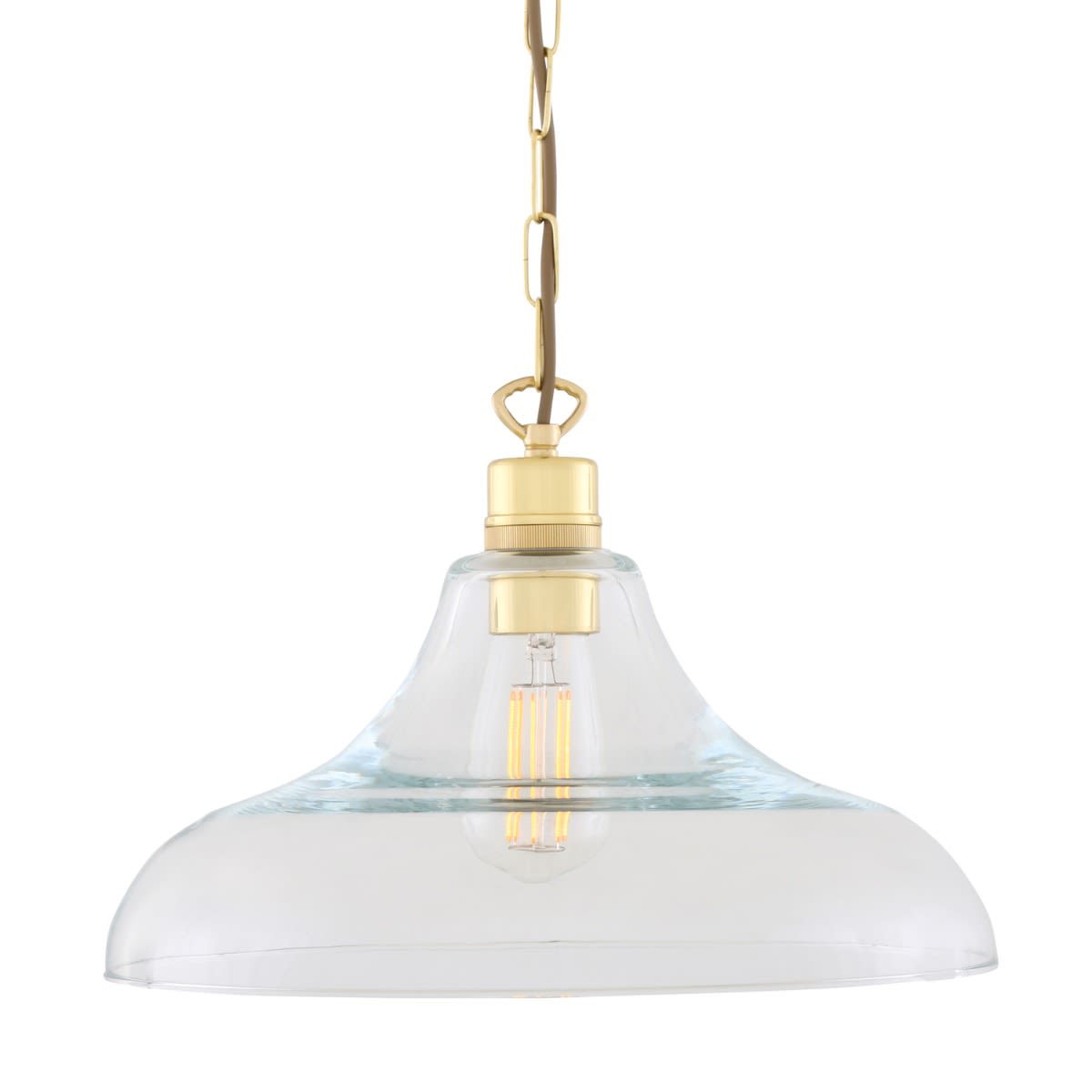 Clifton Railway Clear Glass Pendant Light