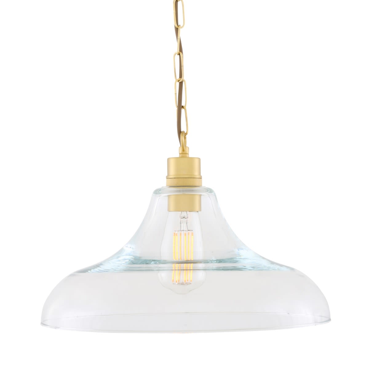 Clifton Railway Clear Glass Pendant Light