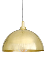 Hydra Brass Dome Pendant Light (30cm)