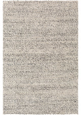 This 0.5" thick rug comes in subtle charcoal and grey tones. 