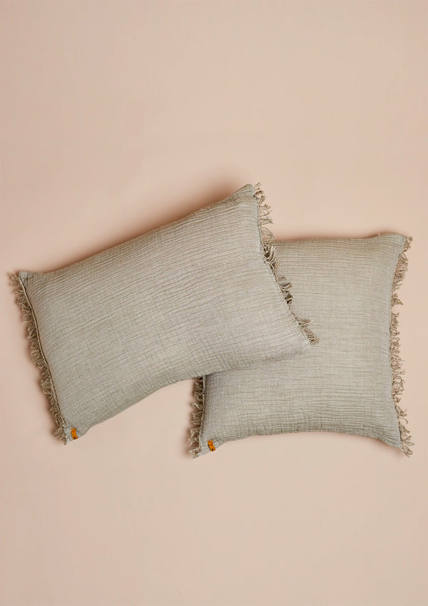 With two fringed ends the Olive Enes Cushion will add beautiful style to your home. 