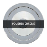 The Polished Chrome Finish. 