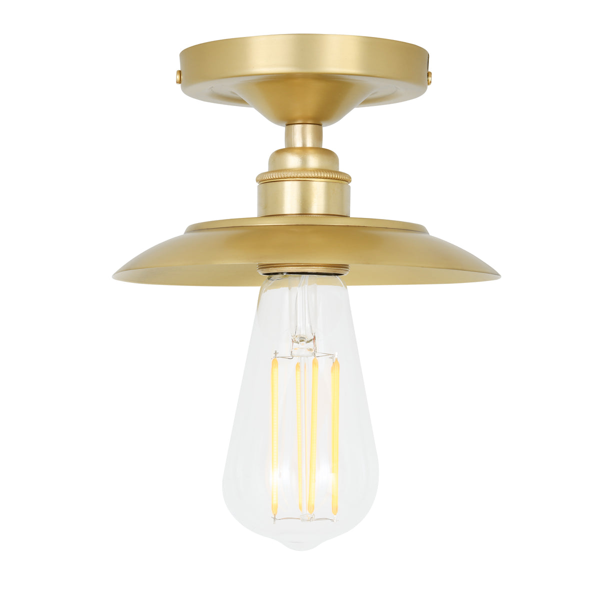 Reznor Industrial Flush Ceiling Light MaisonBlonde