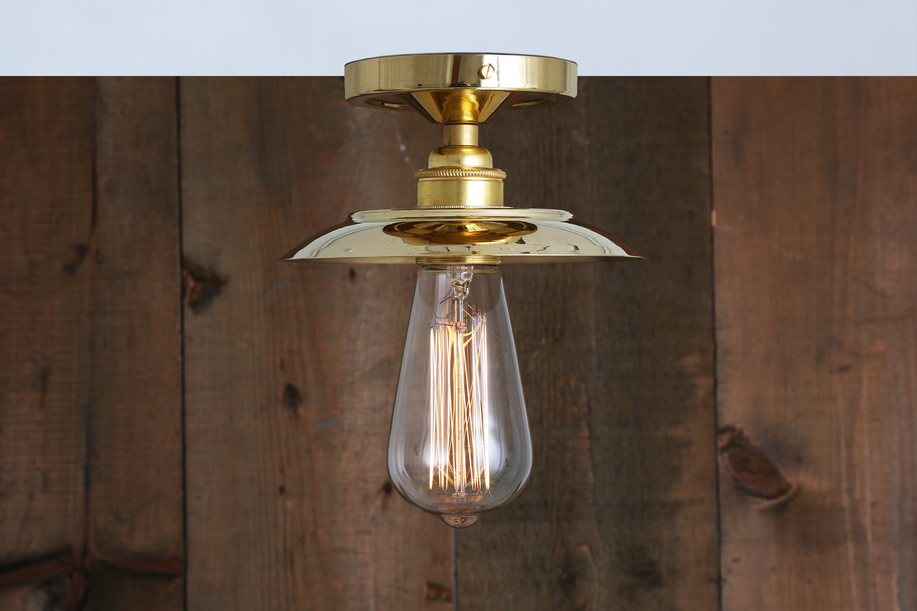 Reznor Industrial Flush Ceiling Light MaisonBlonde