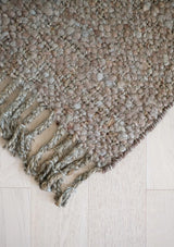 The Silas Rug has a soft braided texture and beautiful tassel details on the ends. 