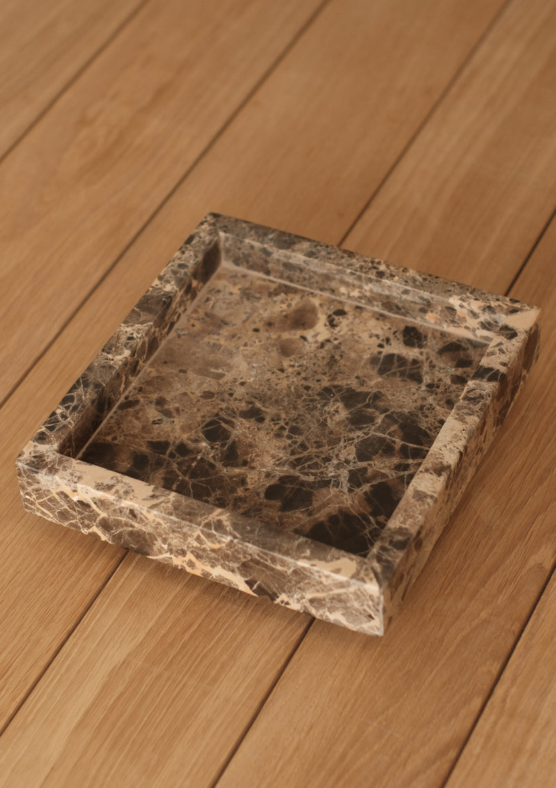 Truffle Marble Tray - Square