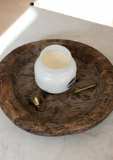 Capri Blue Volcano Candle - White Glass Jar